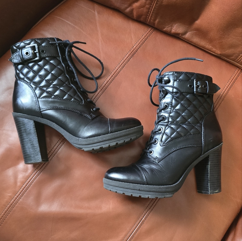 G By Guess  Women's Booties Heels Black - Picture 7 of 11